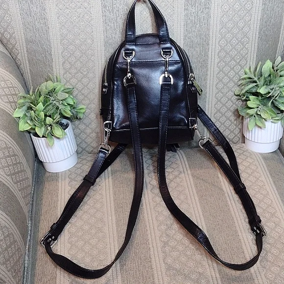 Michael Kors Mini Rhea Python Convertible Backpack - Picture 5 of 15